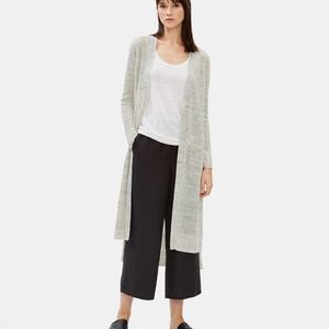 Eileen Fisher Organic Linen Melange Duster Cardiga